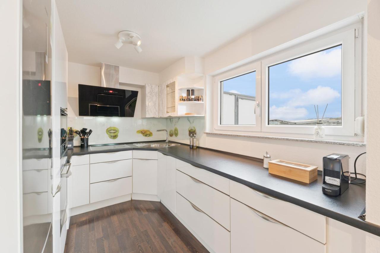Design-Apartment - Kueche - Dachterrasse - Zentral Лайнфельден-Эхтердинген Экстерьер фото
