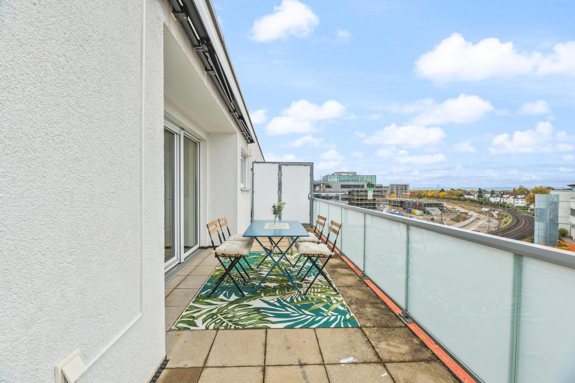Design-Apartment - Kueche - Dachterrasse - Zentral Лайнфельден-Эхтердинген Экстерьер фото